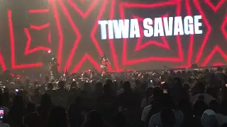 davido x tiwa savage koroba live performance