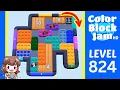 Color Block Jam Level 824 Solution Walkthrough