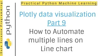 Plotly Python - Plotly Automate multiple lines on the line chart Plotly Python data visualization