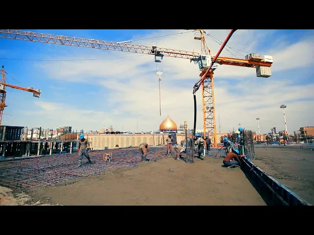 ⁣مسيرة العطاء | نسب الإنجاز في مشروع صحن فاطمة عليها السلام