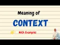 Context Meaning English Vocabulary Words