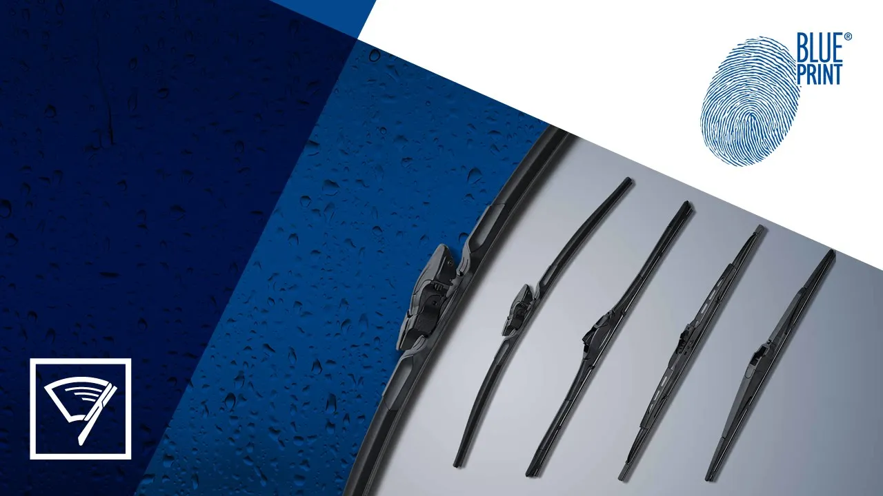 [EN] Blue Print Wiper Blades – Flat: Top Lock - Large