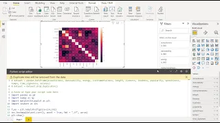 Correlation Matrix in Power BI using Python Script Temidayo Omoniyi