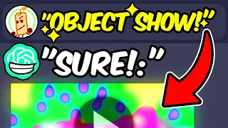 I LET CHAT GPT MAKE A OBJECT SHOW