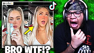 Gross TikTok Girl Experiments On TikTok
