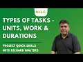 How to manage Fixed Units Fixed Duration and Fixed Work Tasks in Microsoft Project