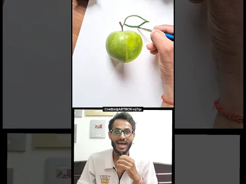 Apple Drawing Challenge #shorts