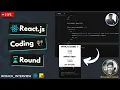 React JS Live Code Interview Round Mock