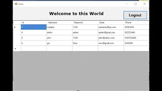 how to show data from sql database to Datagridview in vb net visual basic datagridview 2020
