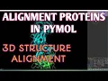 PYMOL II Pymol align two structures II Pymol alignment II xgene and proteinx