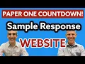Countdown to Paper One - Website