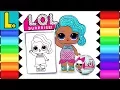 Drawing and Coloring LOL Surprise Doll SPLASH QUEEN Printable coloring sheets