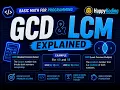 GCD LCM Explained in Bangla Basic Math in Programming HappyKoding