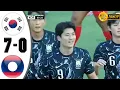 Download Lagu 한국 vs 라오스 7-0 | 모든 골 \u0026 하이라이트 - 2025년 9월 6일 | U23 아시안컵