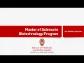 Program Overview Biotechnology