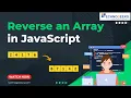 How to reverse an Array in Javascript In Hindi Technogeeks