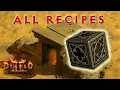 Horadric Cube - ALL Recipes Diablo 2 Resurrected Basic Guide