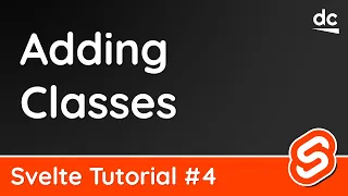 Adding Removing HTML Classes - Svelte Tutorial