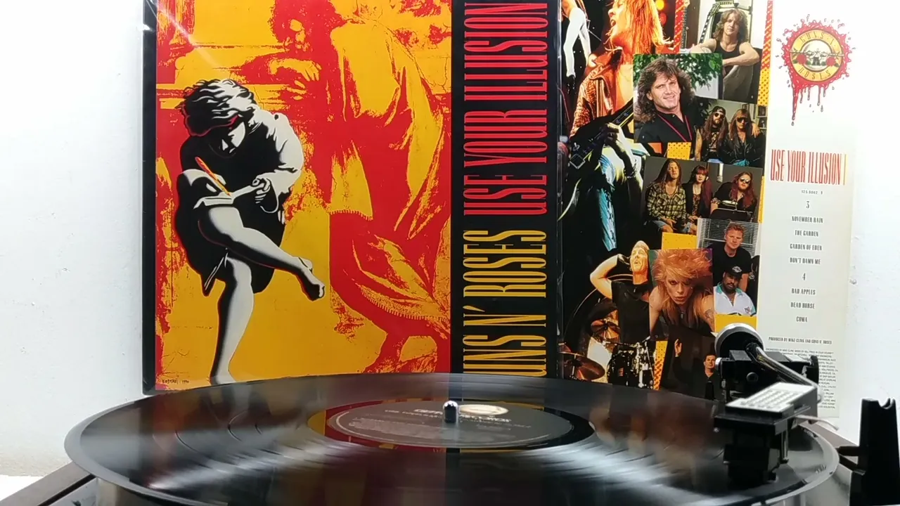 Sessão Classic Rock ::  G.U.N.S  N'  R.O.S.E.S - November Rain (Vinil 1991)