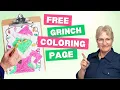 Hand Drawn Grinch Coloring Pages Ready to Print and Color