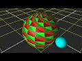 Spheres geometry and positioning - threejs demo