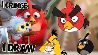 everytime i cringe during the angry birds 3 trailer i draw an angry birds character