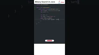 Binary Search in Java Java Interview Questions and Answers