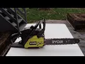 Ryobi Chainsaw - Replacing Saw Chain