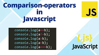 Comparison operators in javascript in hindi Javascript tutorial for beginners - 8