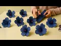 Download Lagu Amazing DIY Denim Hibiscus 🌺 | Turn Old Jeans into Beautiful Fabric Flowers!
