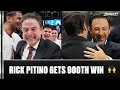 Rick Pitino Made History As He Earned 900th Win Over His Son Richard Nailbiter Big East Action