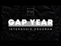 Our Gap Year Internship Program