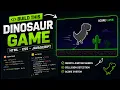 I Built a Modern Dinosaur Game with HTML CSS JavaScript