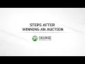 Steps After Winning Auction