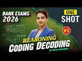 Bank Exams Reasoning 2026 Coding Decoding Reasoning Questions for SBI IBPS RRB