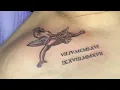 Small angel tattoo
