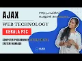AJAX Web Programming Kerala PSC Computer Programmer System Analyst System Manager