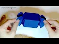 How to fold candy box template FREE Silhouette Cameo Cut File