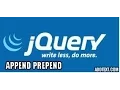 Part 16 Jquery Tutorials method append prepend