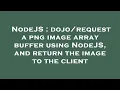 NodeJS a png image array buffer using NodeJS and return the image to the client
