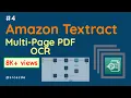 How to extract text from multi-page PDF save it as CSV - Amazon Textract tutorial p4