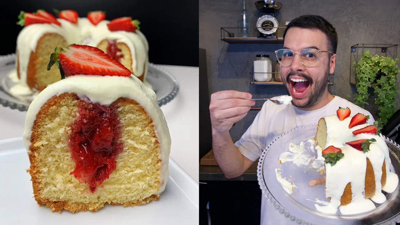 BOLO DE IOGURTE MAIS FOFINHO DO MUNDO | COM COBERTURA CREMOSA DE LIMÃO | DIKA DA NAKA