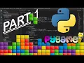 How to make a Tetris game in Python using Pygame Part 1