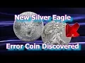 New Major Silver Eagle Error Coin Discovered