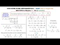 2025-2bi U2 P2 Partial Fraction Decomposition Pure Maths