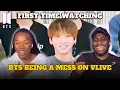 Download Lagu K-POP NEWBIES FIRST TIME WATCHING BTS (방탄소년단) BEING A MESS ON VLIVE!