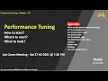 Webinar-06 - Performance Tuning Profiling in Oracle Oracle Database Performance Tuning