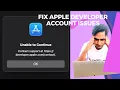 Enroll Unable to continue contact Apple support Can t enroll in apple developer program