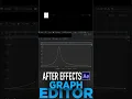 Using the Graph Editor After Effects tutorial