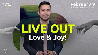 Live Out Love Joy Paul De Vera February 9 2025